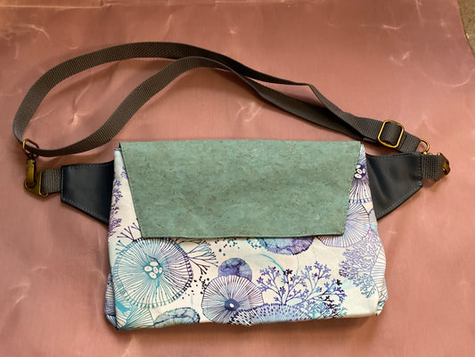 Haralson Crossbody Bag in cork and designer cotton