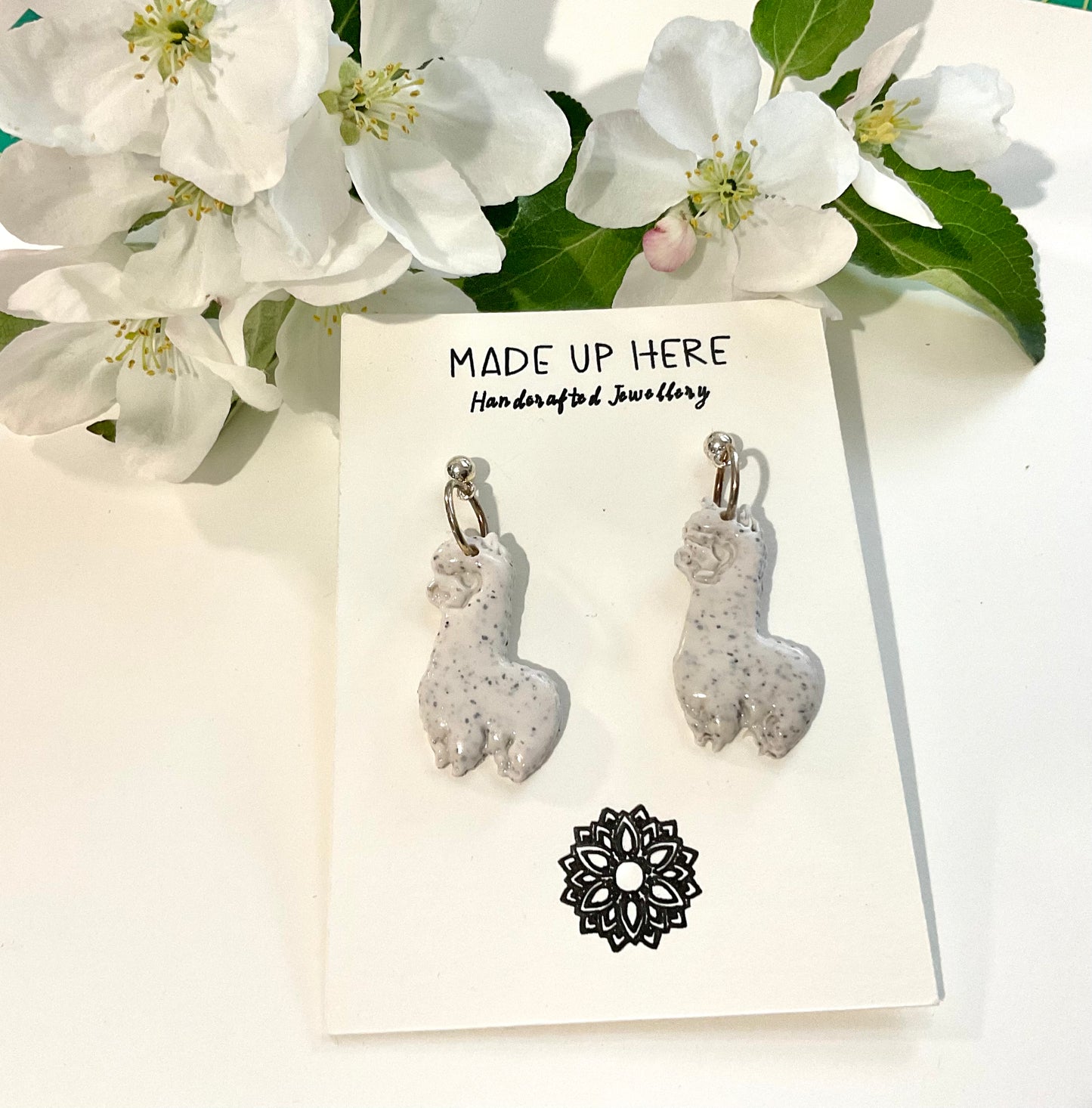 Alpaca earrings